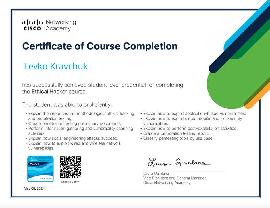 Cisco Ethical Hacker